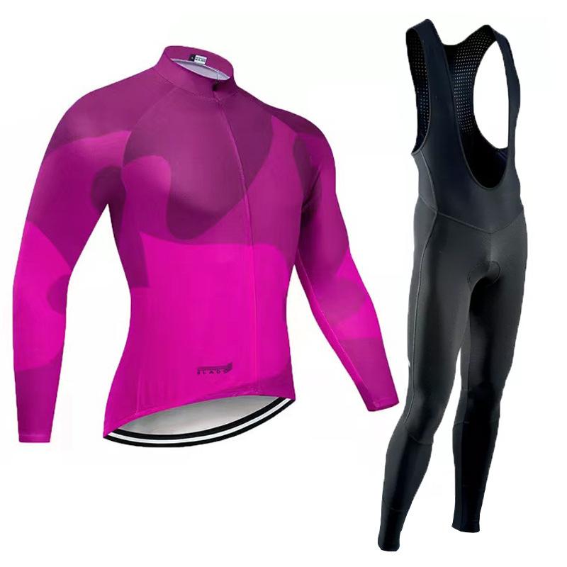 2023 Cross-border Cycling Suit Tour De France Long-sleeved Suit for Summer Breathable Events