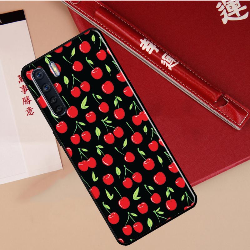 

Food Fruit Red Cherry Case For Oppo A78 A38 A80 A60 A40 A18 A98 A58 A96 A76 A16 A94 A74 A54 A15 A17 A57 A77 A5 Pro OPPO A17