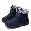 Warm Women's Snow Boots with Velcro Closure Waterproof Oversized Women's Boots Casual Women's Footwear
