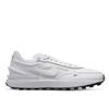 Waffle One Sneakers Breathable Mesh Suede White