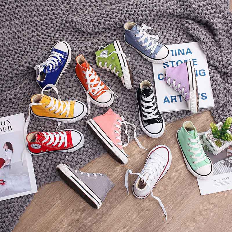 Fashion Student Casual Canvas Shoes Women's Low-top Lace-up Casual Denim Tan Style Flat Shoes