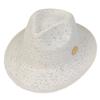 BU Summer White Simple Long Fedora