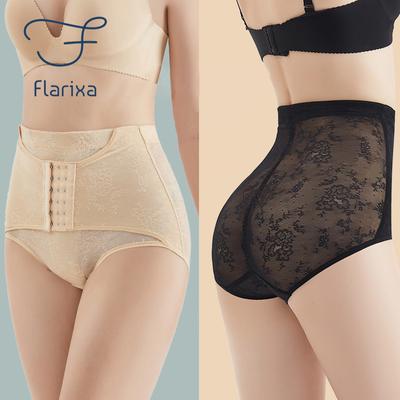 Flarixa kadın Zayıflama Iç Çamaşırı Dantel Nefes Şekillendirme Pantolon Bel Eğitmen Vücut Şekillendirici Popo Kaldırıcı Külot Toka Shapewear