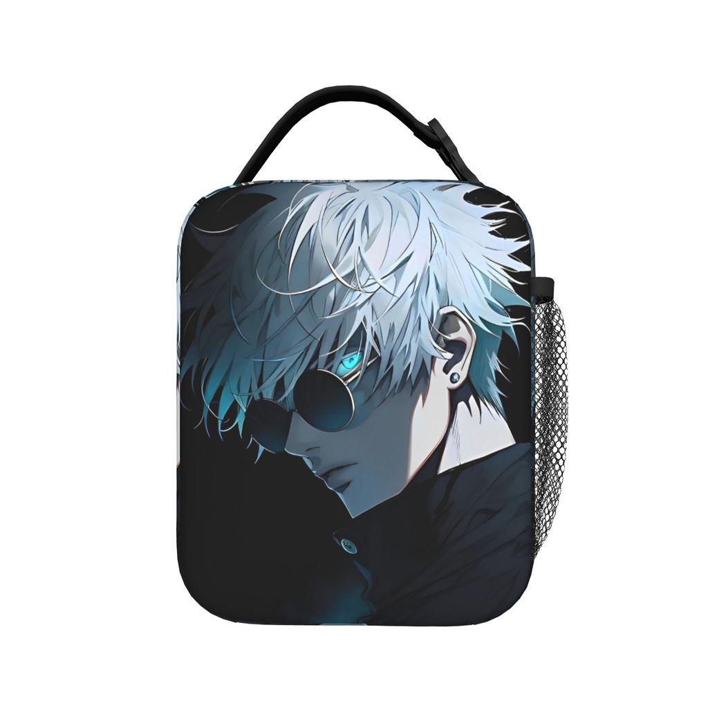Choso Anime Manga Insulated Lunch Bag Portable Jujutsus Kaisens Anime Meal Container Thermal Bag Lunch Box Tote Men Women