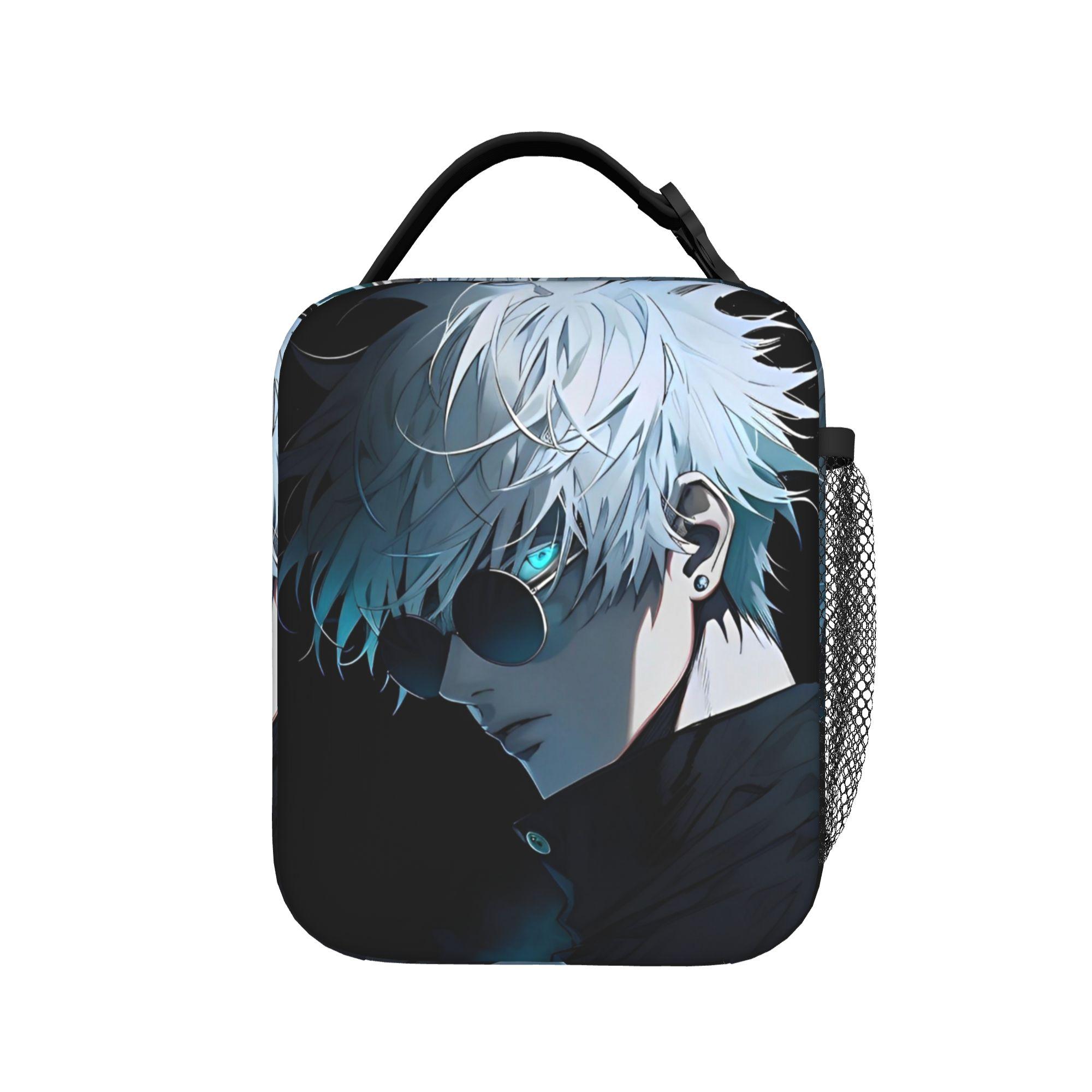 Sac à lunch isotherme étanche Jujutsu Kaisen Anime Réutilisable Sac isotherme Sac fourre-tout Boîte à lunch Plage Pique-nique Hommes Femmes One Size