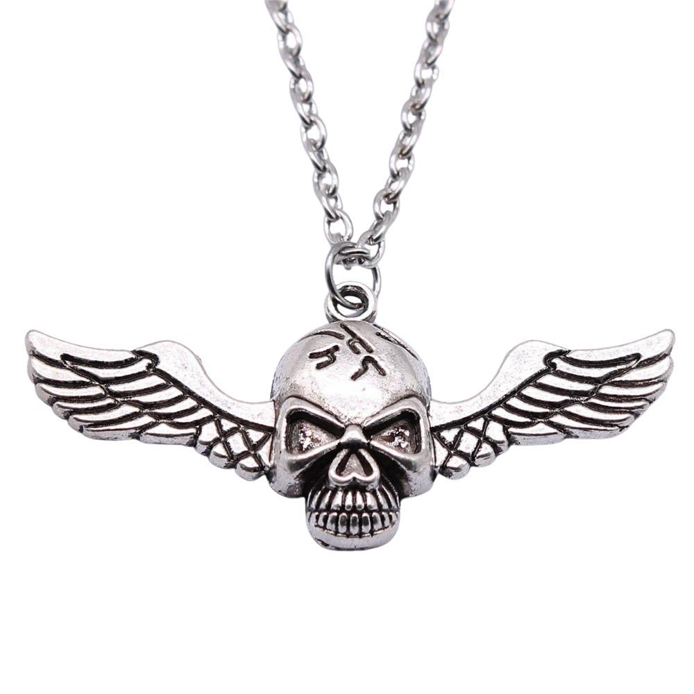 Eagles Gothic Pendant Necklace Gothic Steampunk Halloween Jewelry 45cm or 70cm Long Chain