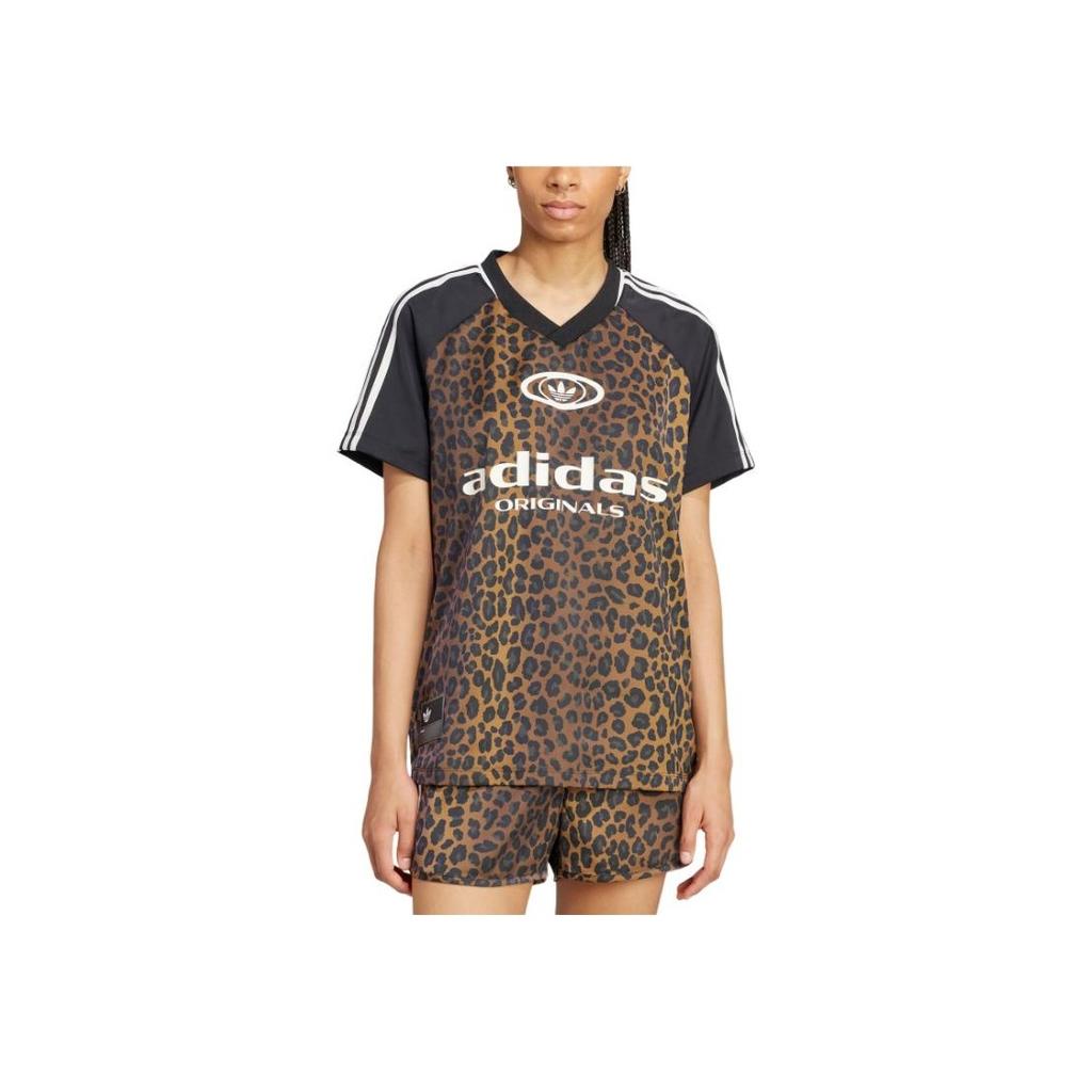 Adidas Classic Comfortable Sports Short Sleeve T-Shirt Women Tops Rock-Bronze KA2671