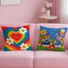 Hot W-WWiggle Wiggle Cushion Cover Comfortable Reversible Pillow Cover Ideal for Car Sofa Bedroom & Beyond