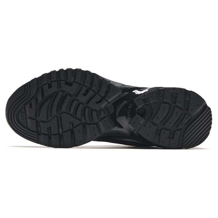 Anta Millennium Quail Feather Thick Sole Shock Absorption Non-Slip Low-Top Dad Shoes Men Sneaker Black 112338899-1