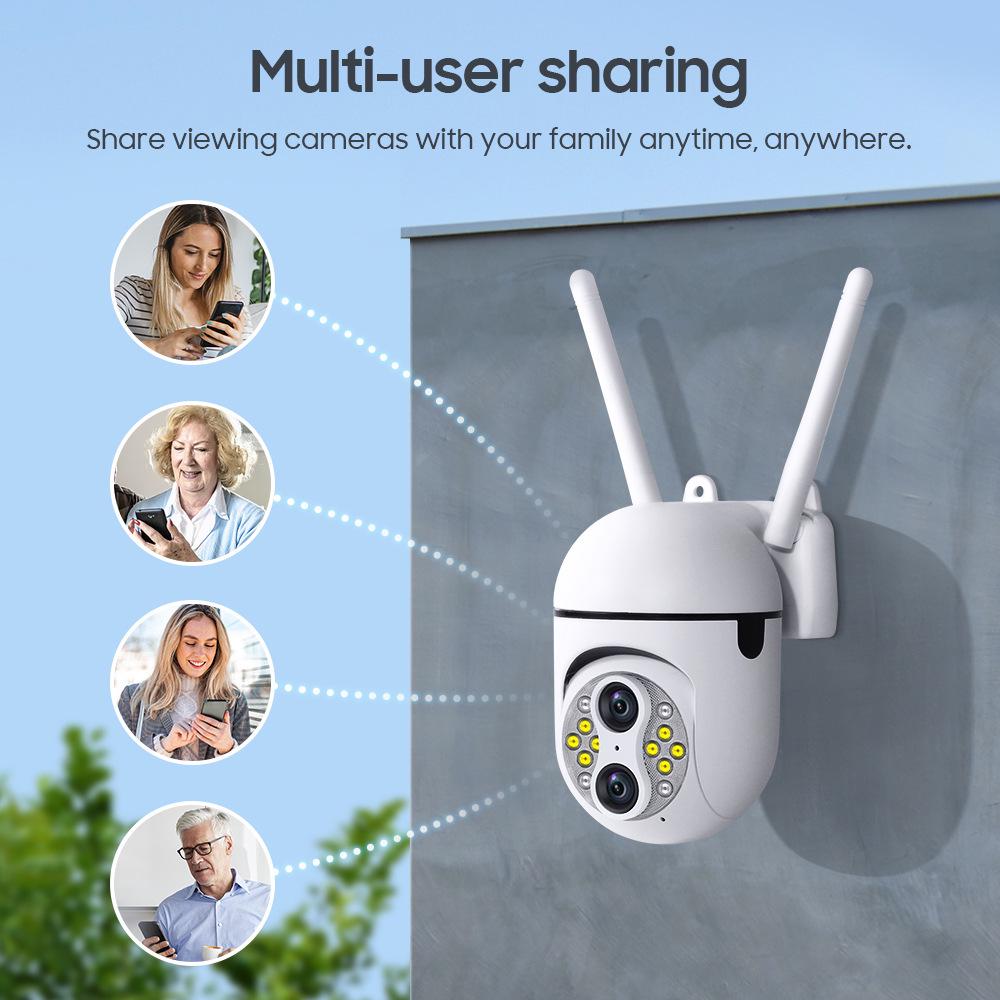 10x Zoom Wireless Auto-Tracking Mini Camera with Two-Way Audio