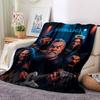 1pc Metallica Band Merchandise Blanket Lightweight Flannel Blanket Throw Blanket For Sofa, Bed, Travel, Camping, Livingroom, Office, Couch