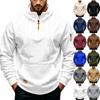 Men's Lightweight Zip-Up Hoodie Athletic Sweatshirt for Spring and Fall Outdoor Sports
