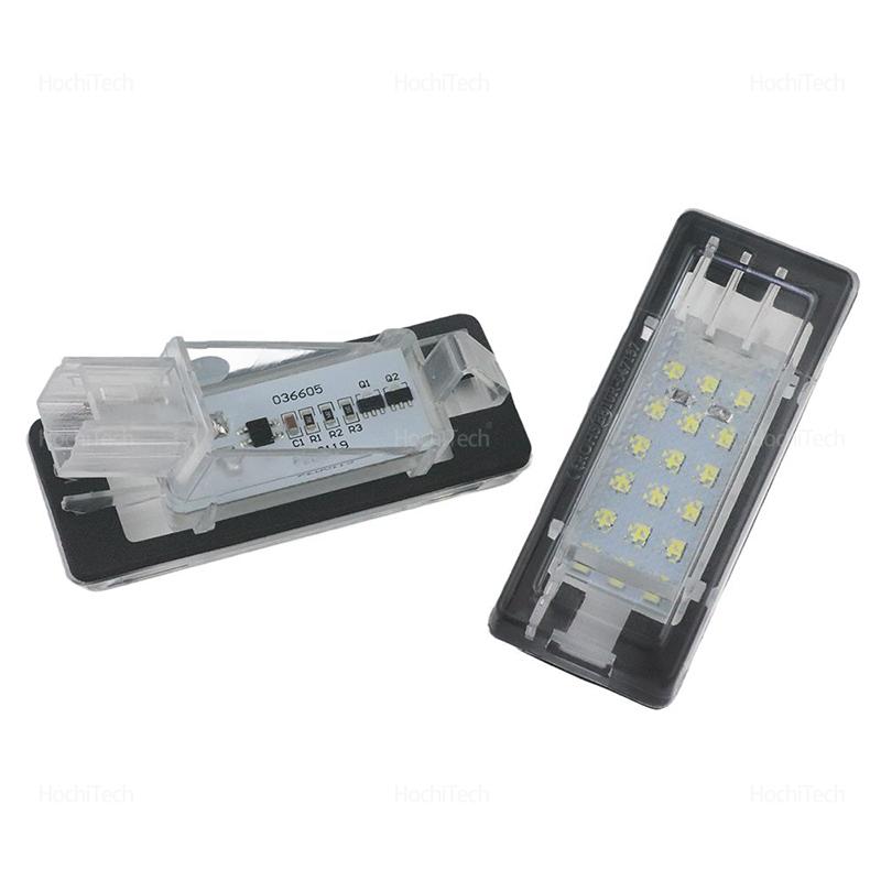 2x Car Rear LED SMD License Number Plate Light Lamp for Dacia Duster 10-17 Renault Captur Kaptur Espace Fluence Scenic Latitude 1 pair