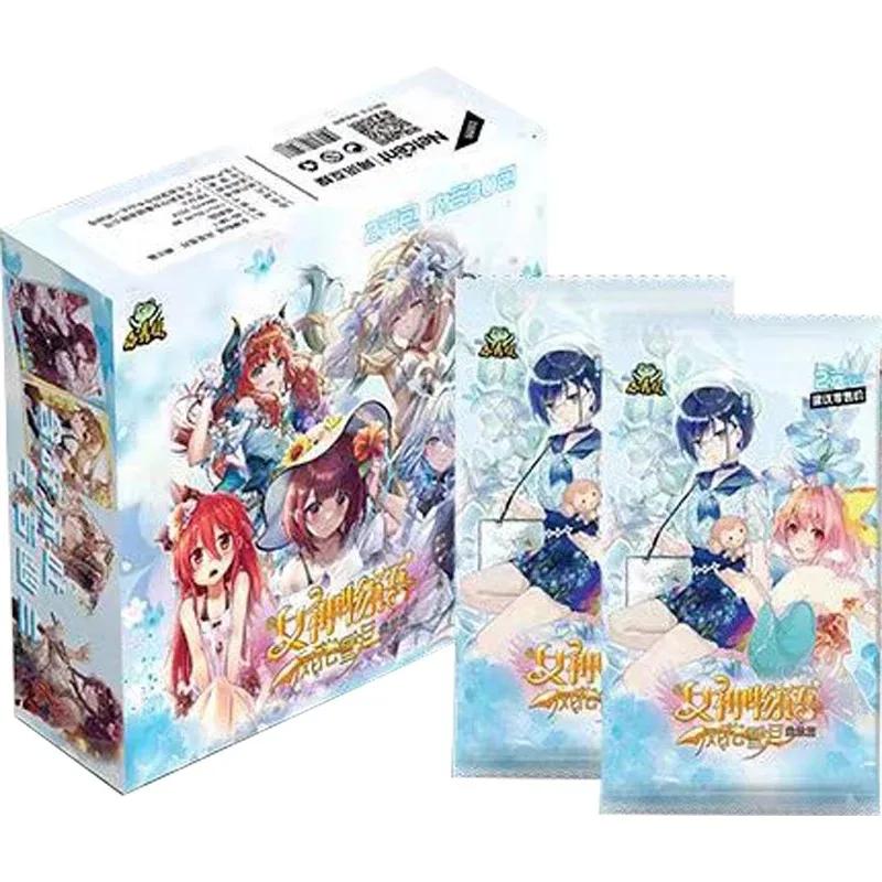 Goddess Story Cards Fufeng Chapter Colorful Flash Card Booster Box Rem Girl Anime Character Collection Card Games Toy Kid Gifts