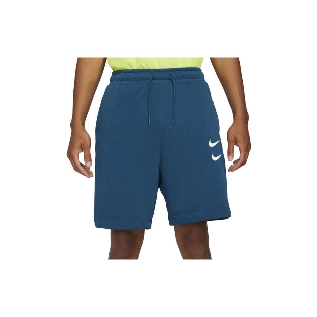 Nike Swoosh French Terry Short Casual Shorts Men's Peacock Green DB4958-499