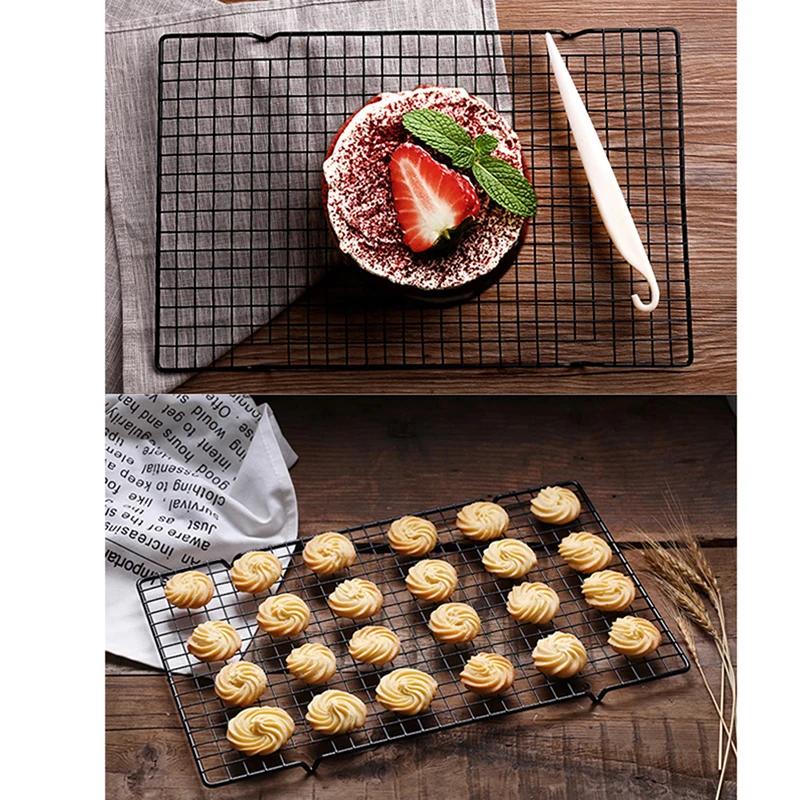 Stainless Steel Nonstick Cooling Rack Fits Baking Pan, Heavy Duty, Oven Safe for Roasting Cooking Grilling