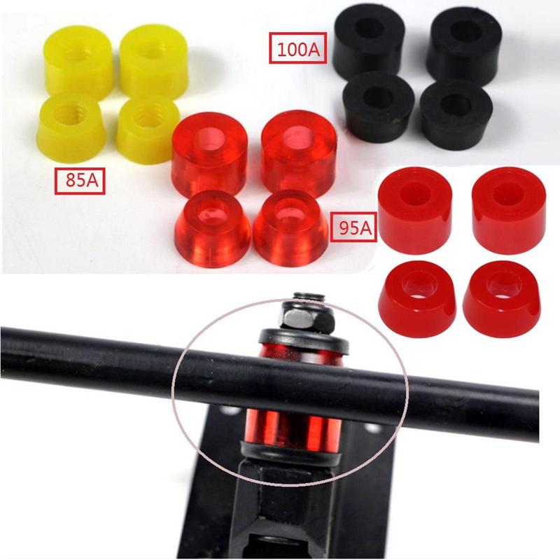 Universal Skateboard Trucks Bushing Kit Shock Pad PU Pads Upgrade for Four Wheel Double Rocker Skateboards