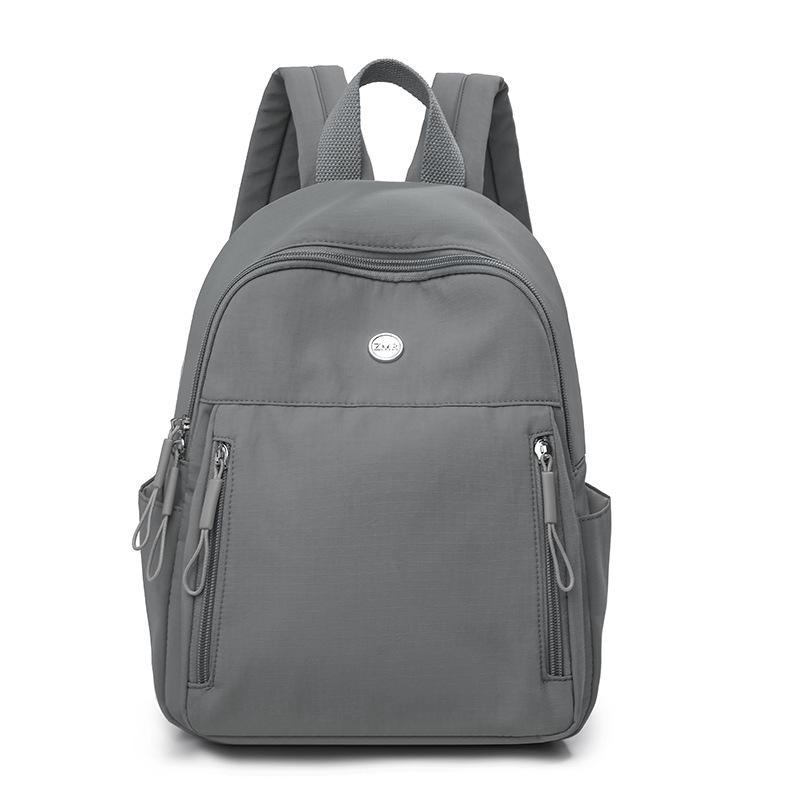 Einfarbiger Damenrucksack Leichter Pendlerrucksack Studenten-Nylon-Schultasche