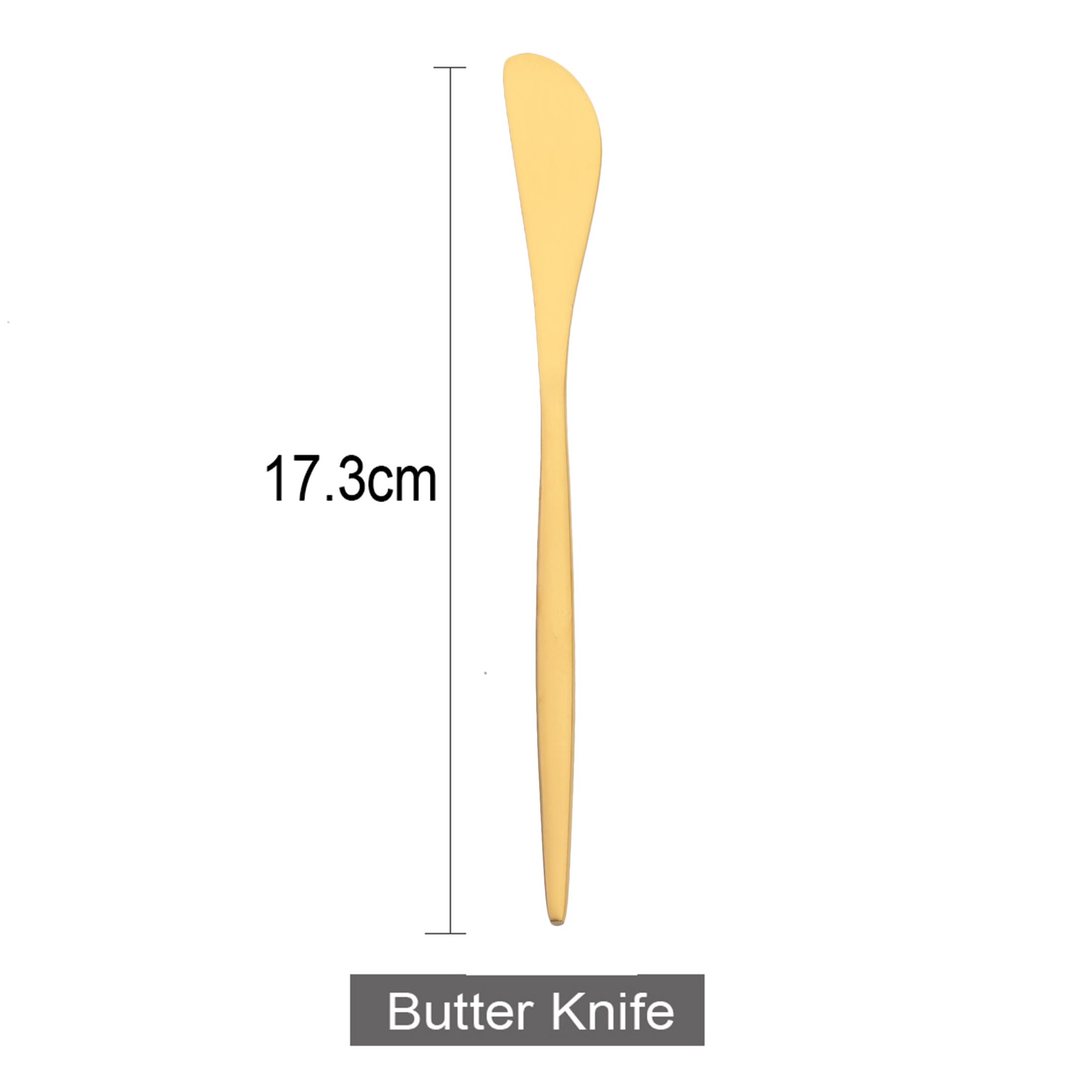 

Черный золотой нож для масла матовые столовые приборы из нержавеющей стали сыр десерт джем ножи крем ножи золотой десертный инструмент столовые приборы