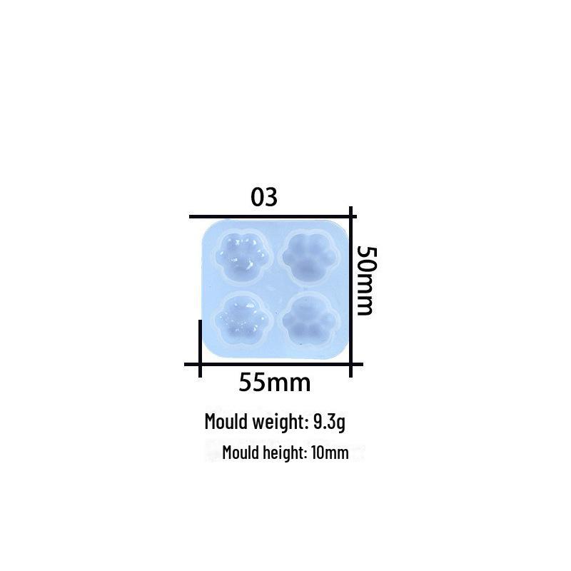 DIY Pazur kota silikonowa forma do robienia kolczyków i breloków