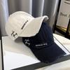 Letter Embroidery Sunscreen Cap Washed Cotton Trend Hat Versatile Embroidery Hat  Unisex