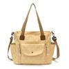 Canvas Tote Bag Women Large Capacity Shoulder Crossbody Handbag Casual Daily Work Purse