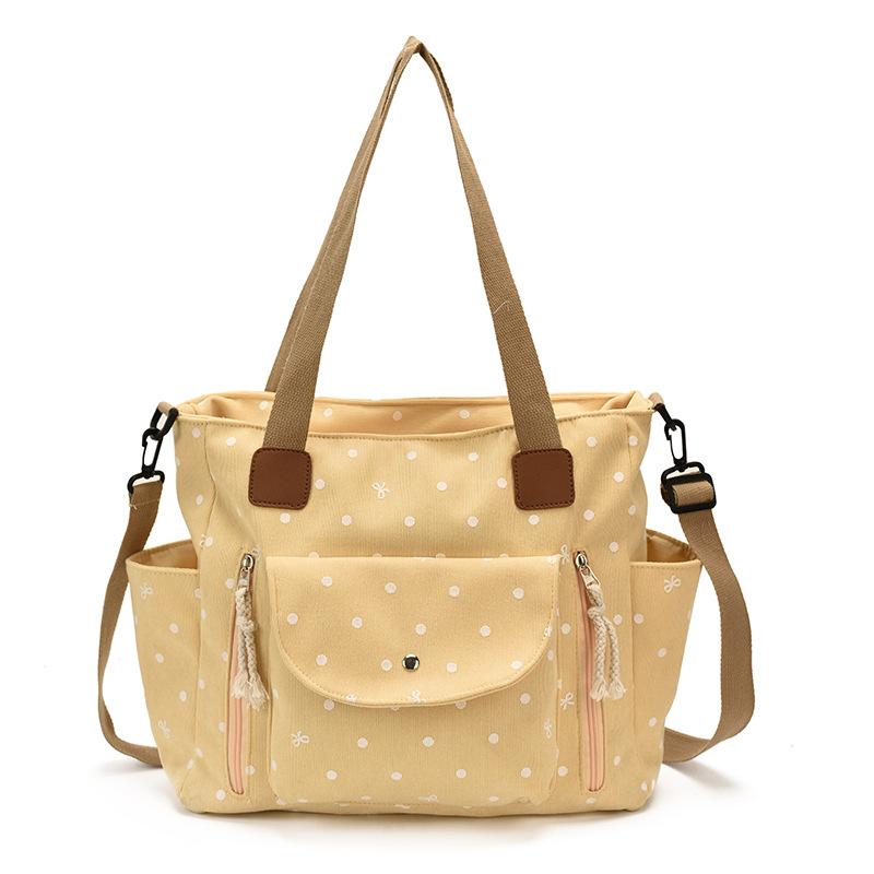 Plátěná taška Tote Bag Dámská Velkokapacitní Taška přes rameno Crossbody Neformální Denní Pracovní Kabelka