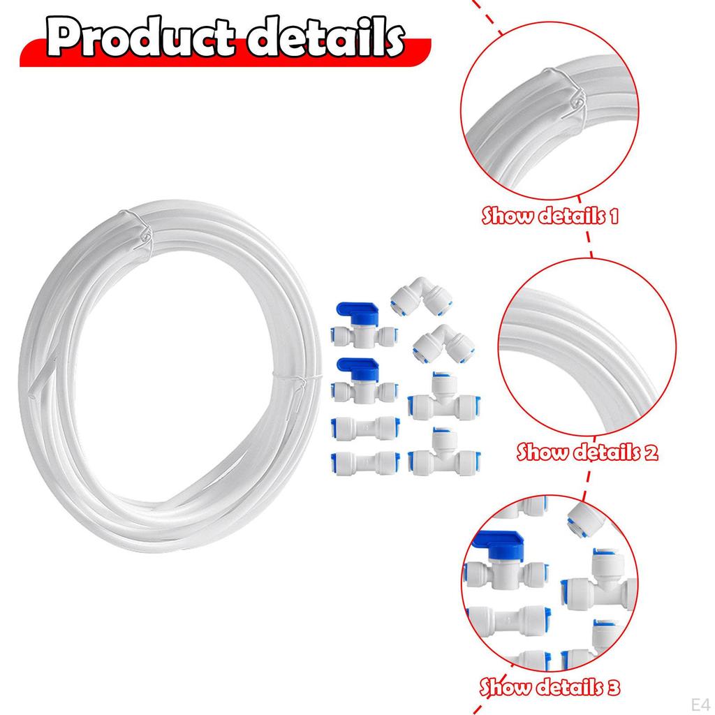 Zestaw Wężyka Wodnego do Lodówki Przyłącze Automat do Bezpośredniego Picia Przenośna Lodówka na Lód Wąż