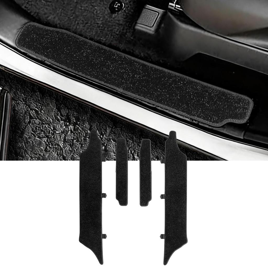 LUCKEASY Side Step Mats for Toyota New 90 Series January 2022 Set of These Side Door Mats are and These Black Car Interior Accessories are perfect for