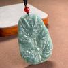 Blue Water Jade Double-Sided Dragon Pendant: Nine Dragons Protection