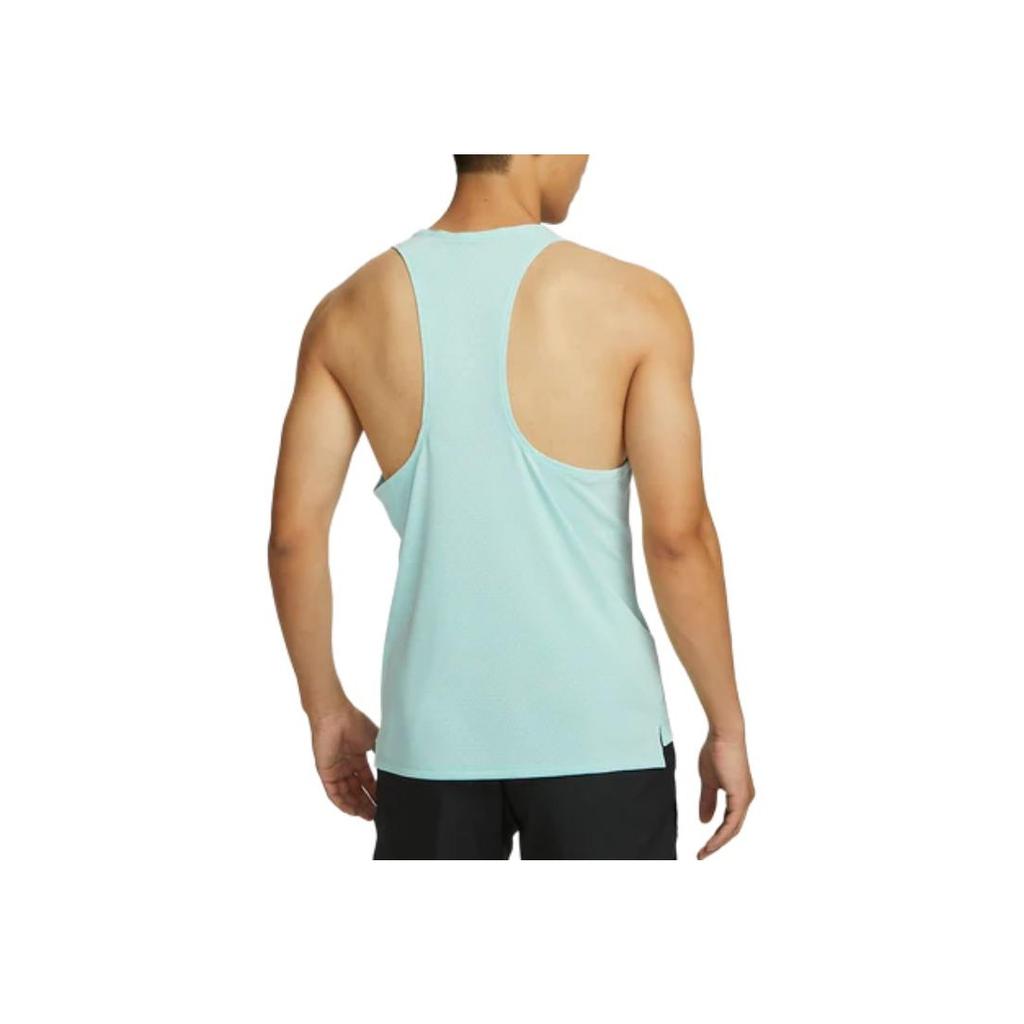 Nike Quick Dry Slim Fit Sleeveless Tank Top Men Tops Ice-Jade-Green DQ4733-346