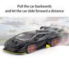 1/32 Scale HURACAN ST EVO Diecast Car Model Toy, Pull Back Toy Vehicle with Sound and Light for Kids Toddler Boys Girls Gift Collection