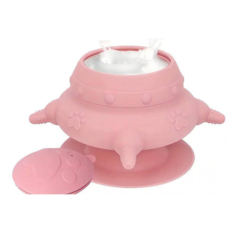 

CYCLI-Pet Silicone Breasts Feeder,Multifunctional Pet Pacifier Feeding, For Kitten Dog Cat Food Storage Container розовый