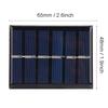 4 Pcs 65x48mm Solar Power Charging Panel 3V 0.3W DIY Solar Panel Durable Solar Panel  Solar Charging