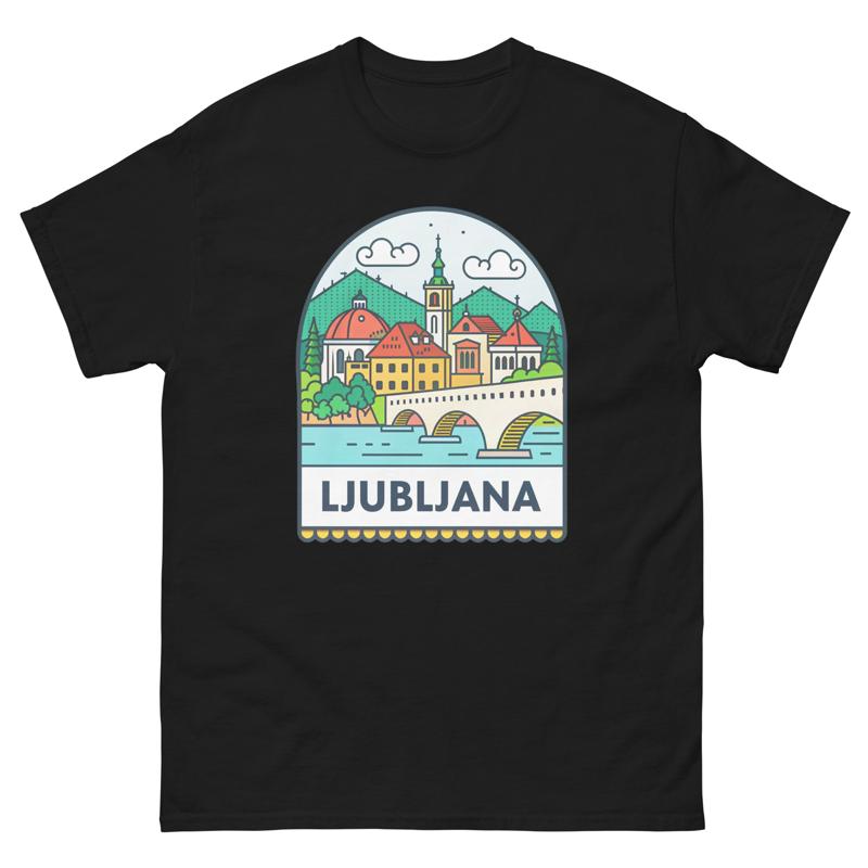 Ljubljana World Travel Urban Area City T Shirt