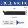 CNC Lathe Tool Holder for External Threading with Round Insert, Models SRGCR1616H06 & SRGCL2525M08
