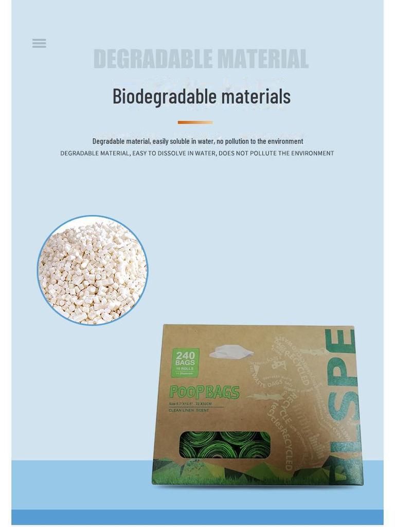 Pungi biodegradabile pentru excremente de câine cu lopată - Livrare gratuită