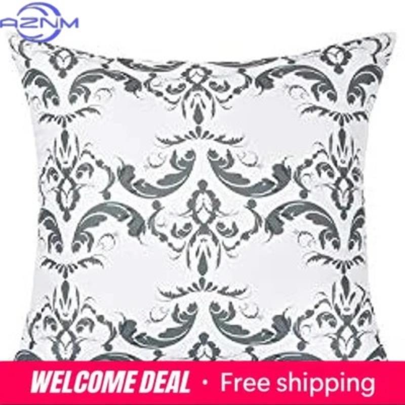 Gray Autumn Pillow Cover Outdoor Cushion Cover Soft Pillow Cover For Sofa Or Accommodation