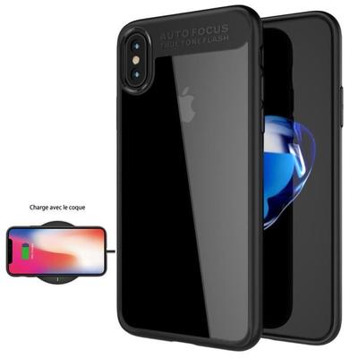 Case - E.F.CONNECTION - iPhone X - Flexible - Shockproof - Black