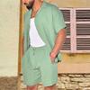 Summer Sports Suit Men's Summer Loose Short-sleeved T-shirt Shorts Men's Thin Section Suit