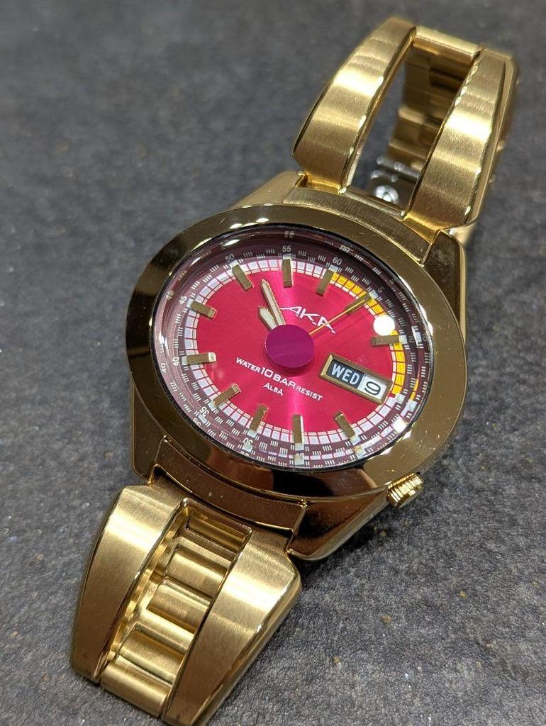 [USED] Battery replaced in this Seiko Alba AKA Alba gold watch.