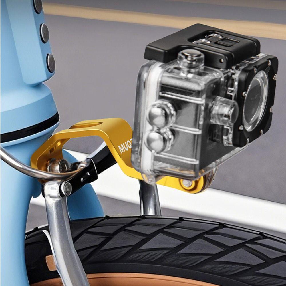 Black Red Gold Silver Bike Headlight Mount Aluminum Alloy Bicycle Lights Bracket Bicycle