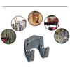 5pcs Storage Wall Hook with Screw Hanging Hooks Multi-Purpose Housekeeper Double Hook for Garden Kitchen Garage Tool