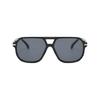Vintage Double Bridge Black Sunglasses Women Oversized Square Frame Luxury Shades Sun Glasses Female Pilot Eyewear