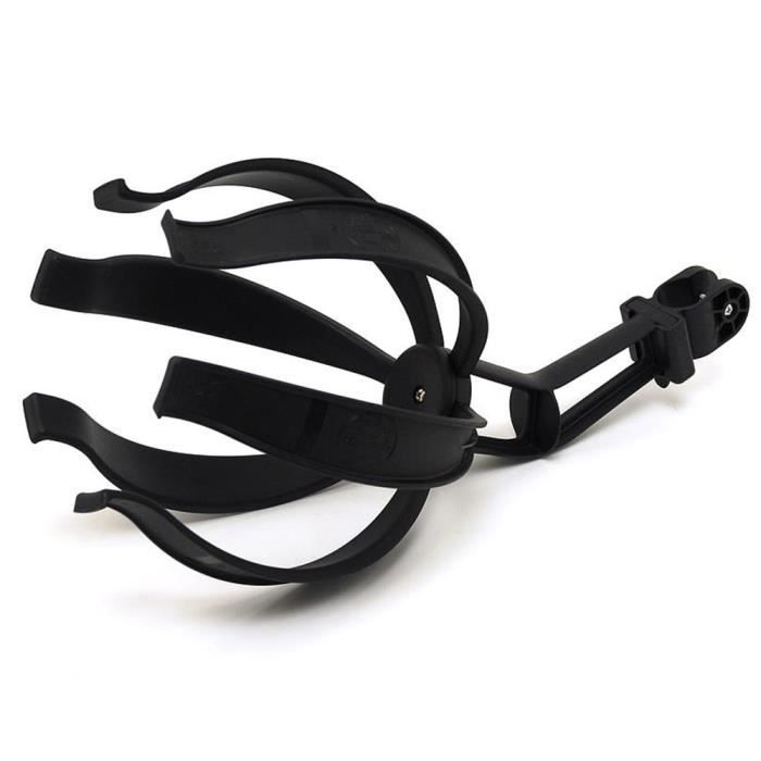Porte ballon de vélo - KIKBALL - Noir - Système de fixation efficace - Anti-chock et anti-UV