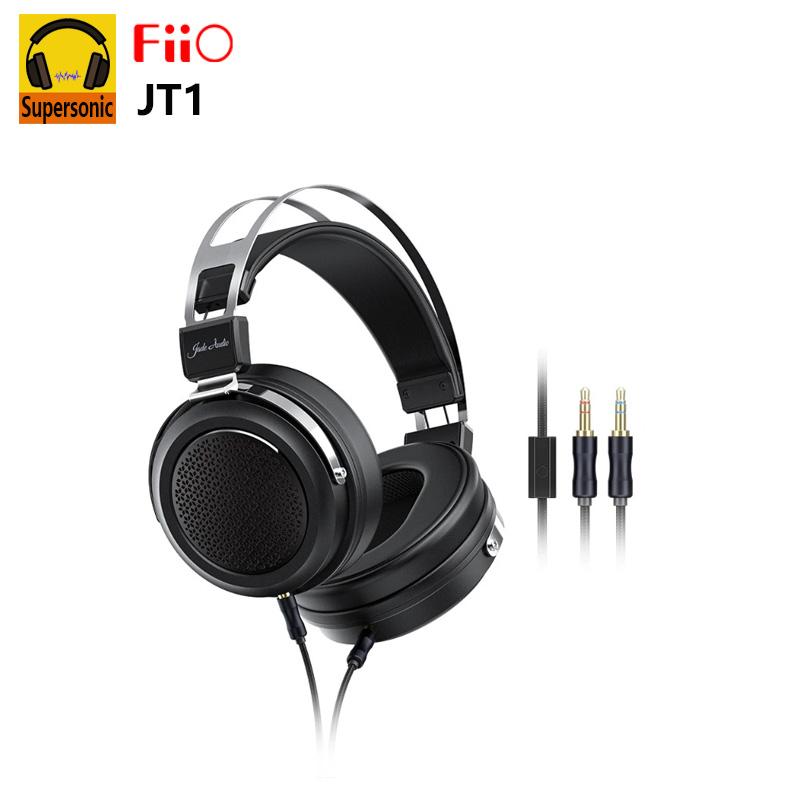 

Профессиональные студийные наушники FiiO JT1 для записи игр с микрофоном, диафрагмой 50 мм, звуком HiFi