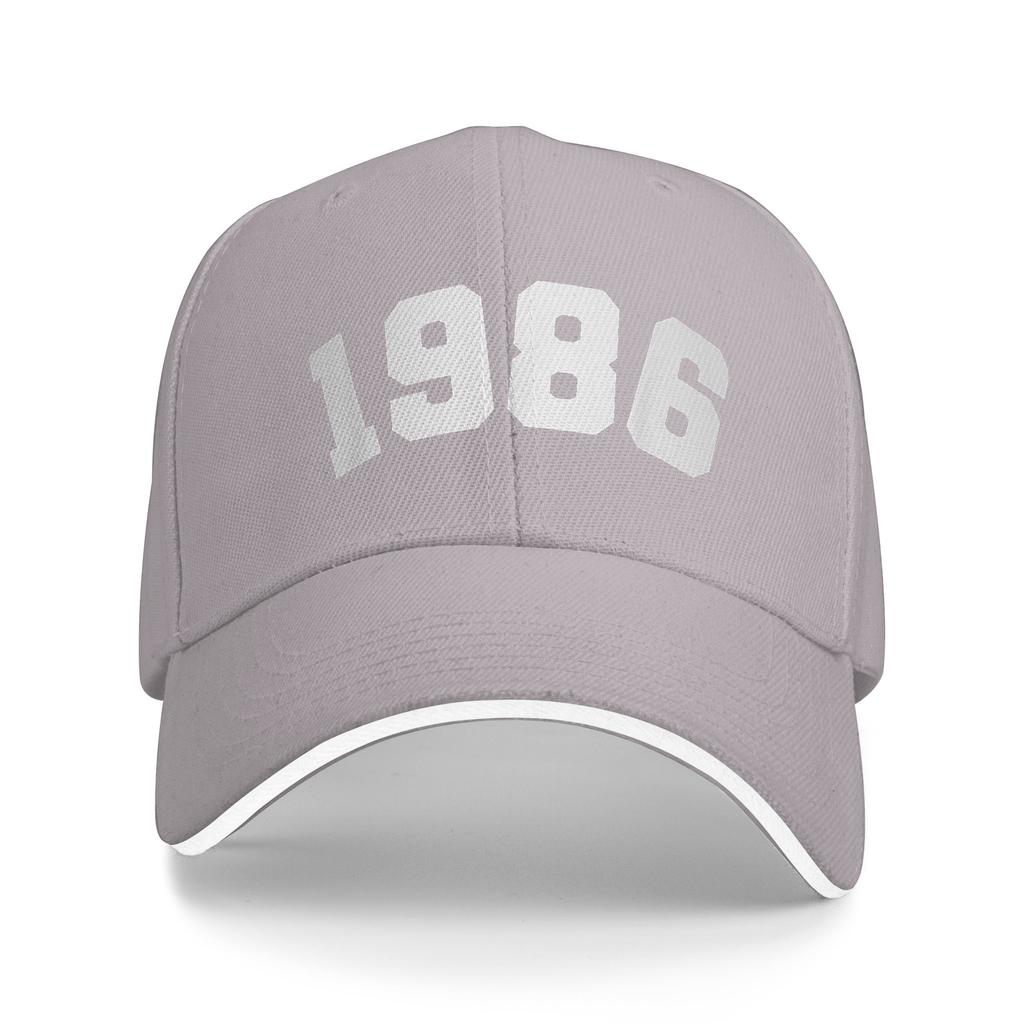 Classic 1986 Varsity Vintage College Style 40th Birthday Baseball Cap  Men Adult Design Hip Hop Hats Summer Casual Baseball Caps