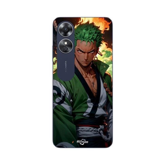 Coque - Maniacase - Oppo A17 - One Piece Zoro - 3D art - Souple