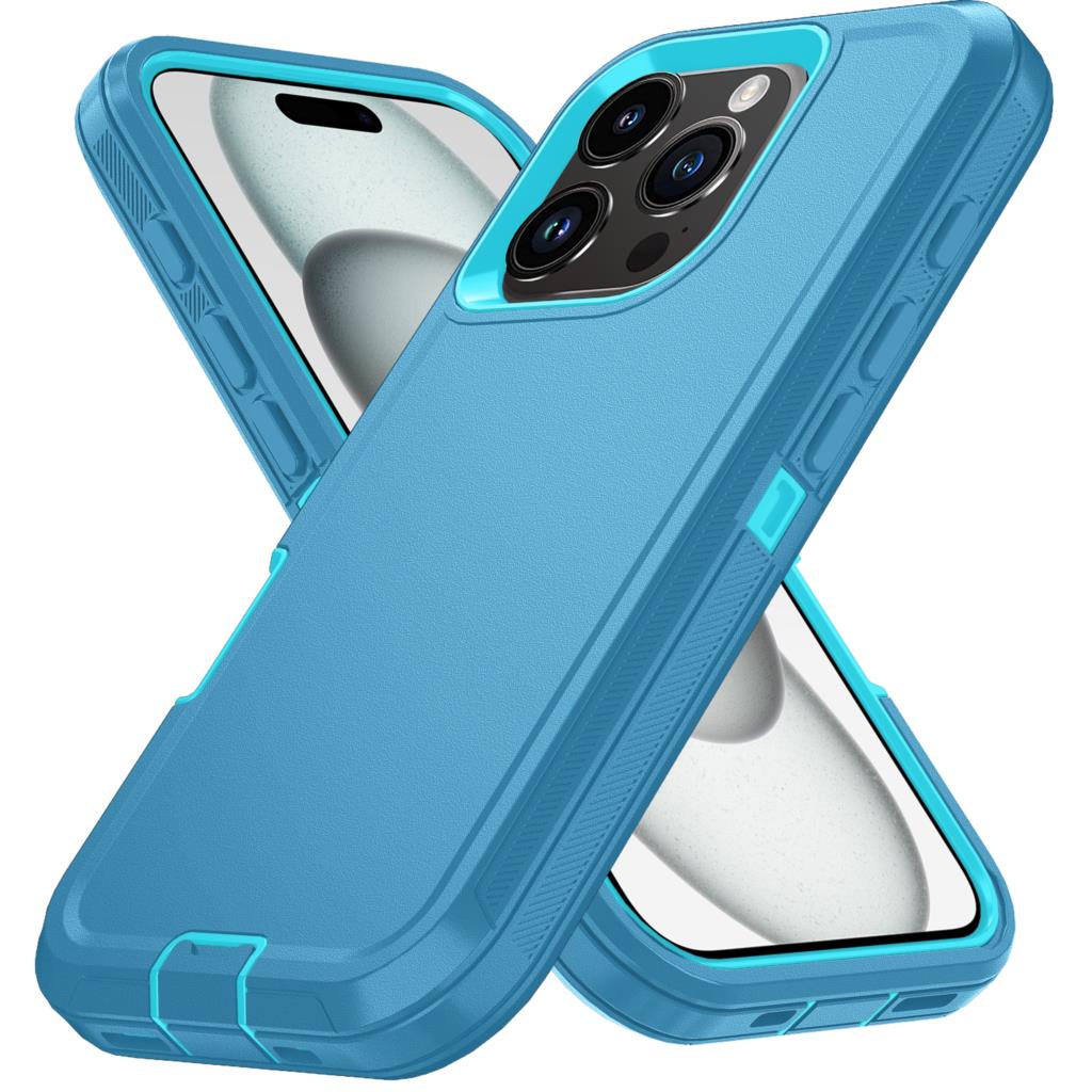Armor Shockproof Defender Phone Case For 11 12 13 14 15 Pro Max X XS XR XSMAX 7 8 Plus SE2 SE4 Hard PC+TPU Back Cover