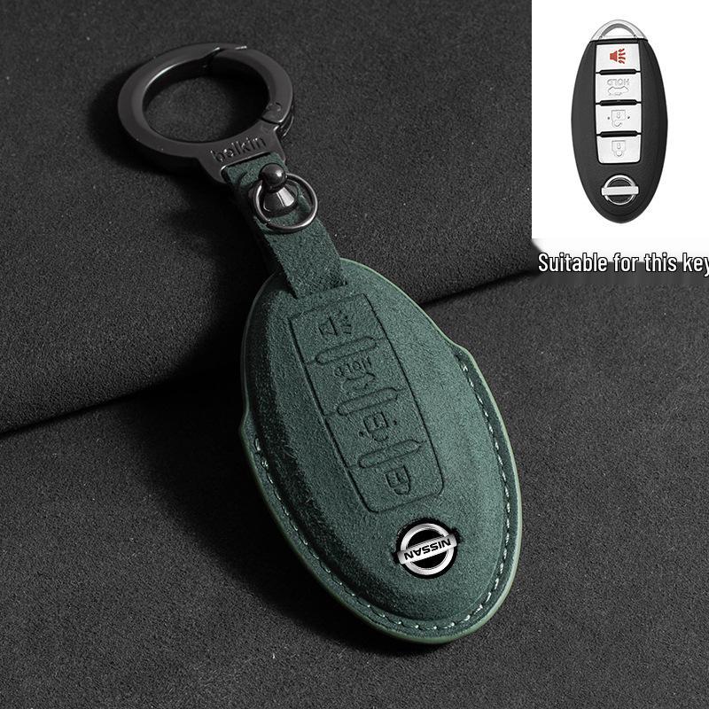 Nissan Car Key Cover for Altima, Sylphy (14th Gen), Qashqai, X-Trail, Tiida, Bluebird, Kicks, Tanlu, Loulan